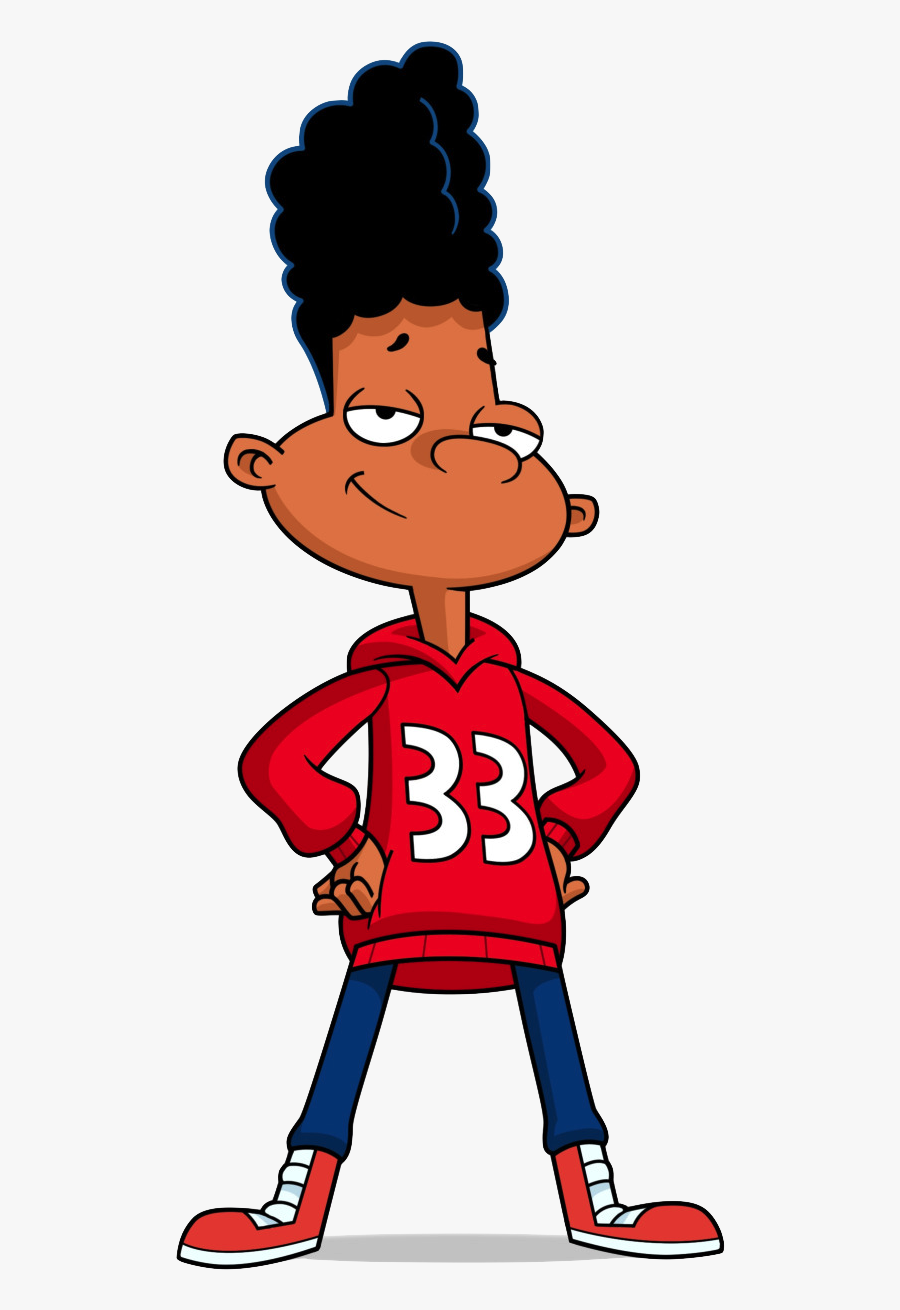 Transparent African American Boy Clipart - Black Kid From Hey Arnold, Transparent Clipart