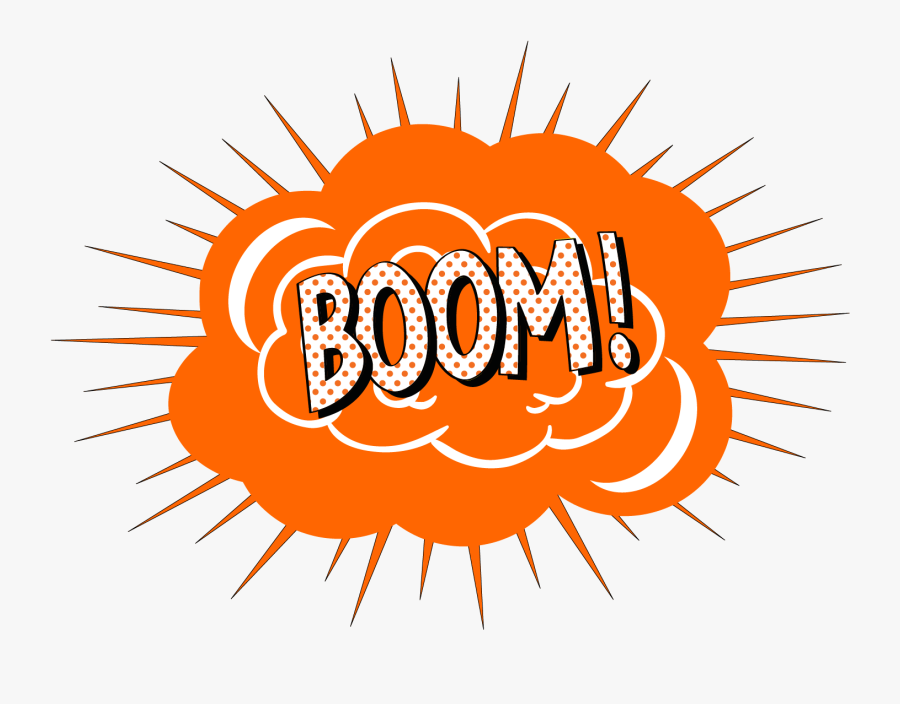 Transparent Comic Explosion Png - Cartoon Boom Transparent Background, Transparent Clipart