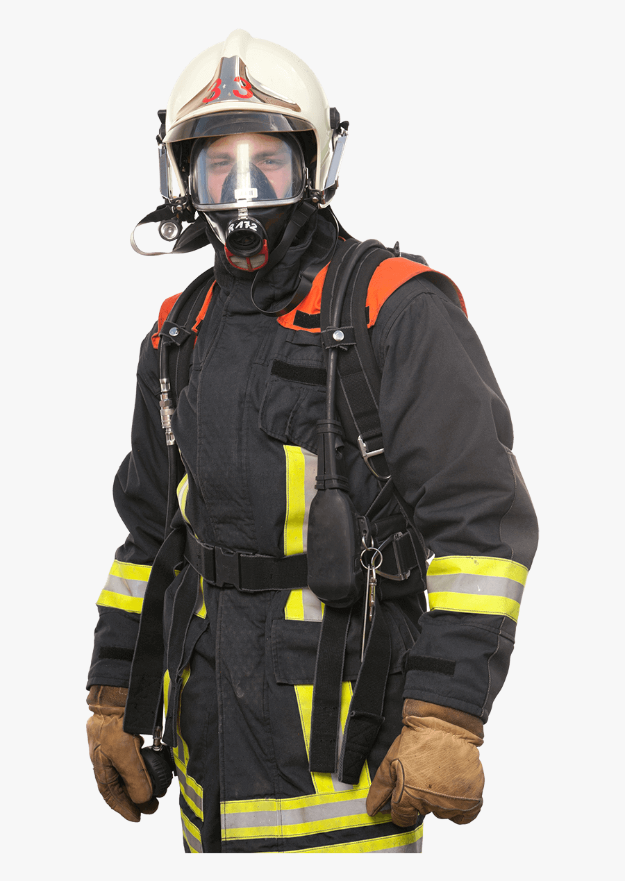 Firefighter,personal Protective Clothing,outerwear,fire - Firefighter Png, Transparent Clipart
