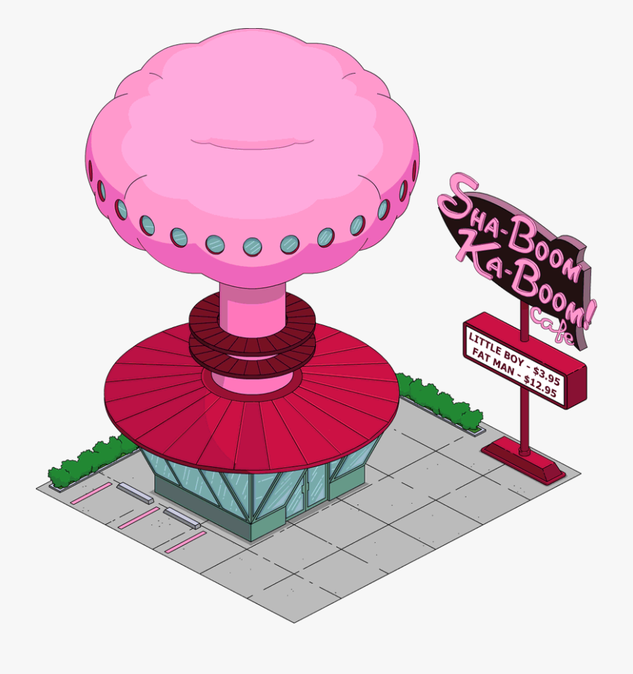 Simpsons Kaboom Caffe, Transparent Clipart