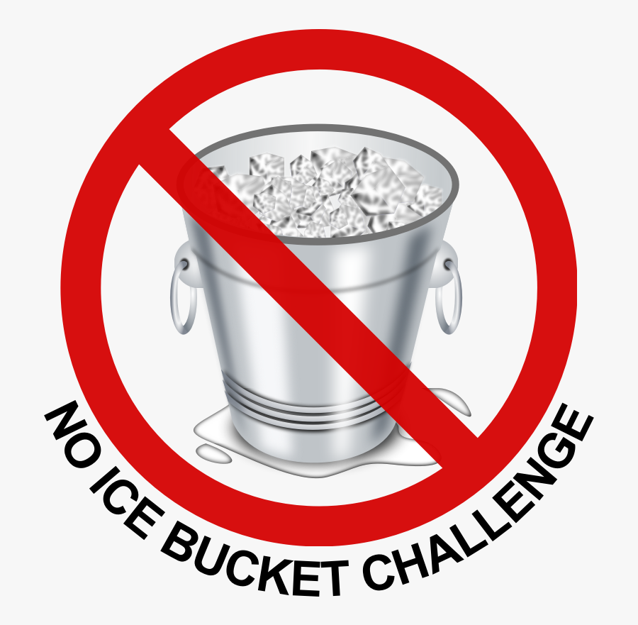 No Ice Bucket Challenge - Circle, Transparent Clipart