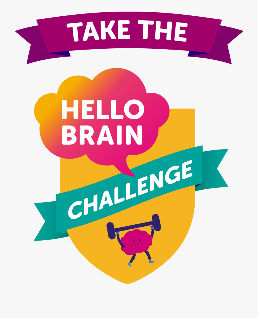 Hello Brain Challenge - Hello Brain Logo, Transparent Clipart