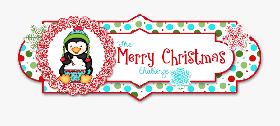 The Merry Christmas Challenge - Penguin, Transparent Clipart