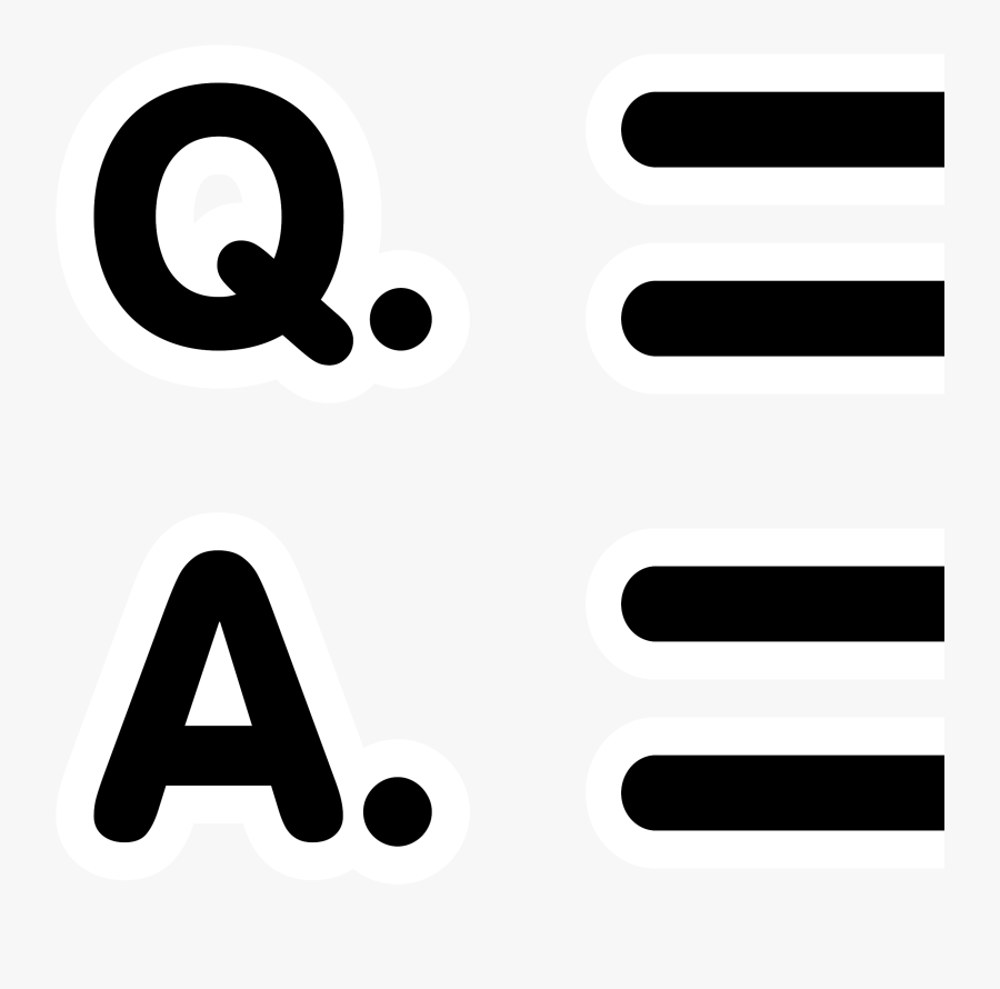 Banner Library Library Black And White Frames - Quiz Clipart Black And White, Transparent Clipart