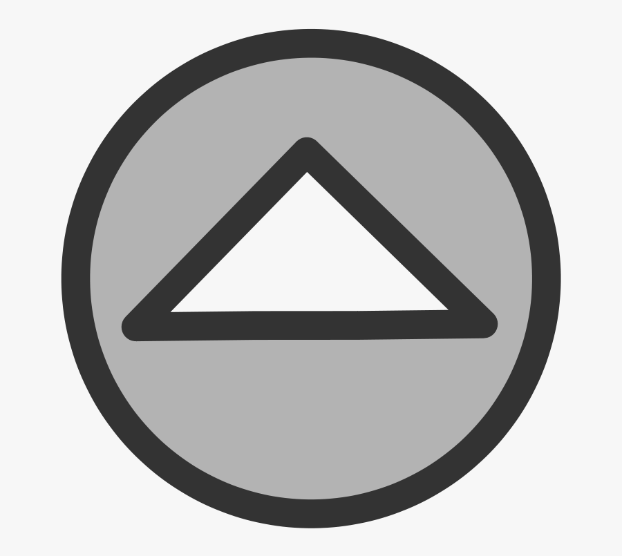 Up Arrow Svg Clip Arts - Circle, Transparent Clipart