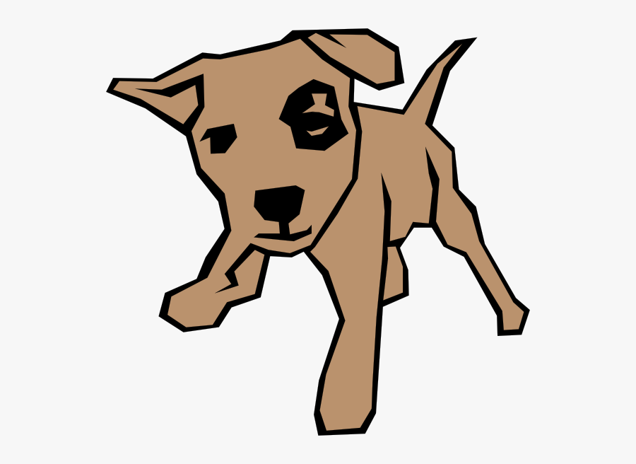 Straight Line Drawing Dog, Transparent Clipart