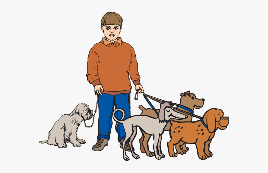 Thumb Image - Clip Art Dog Walker, Transparent Clipart