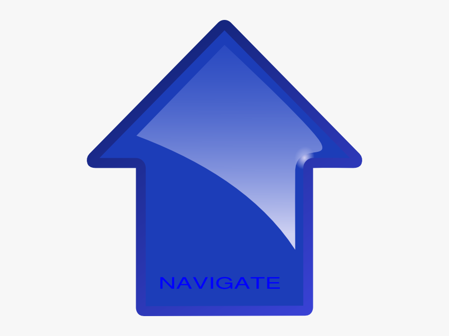 Up Nav Arrow Svg Clip Arts - Triangle, Transparent Clipart