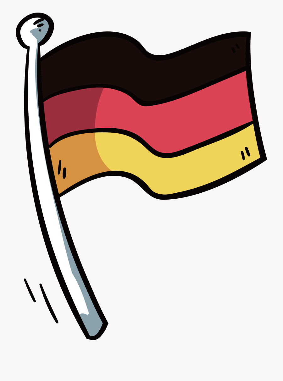 Clipart Cake German Chocolate Cake - Dibujo De La Bandera De Alemania, Transparent Clipart