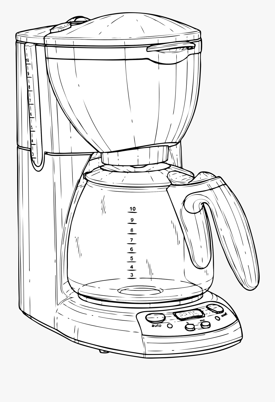 Coffee Maker Clip Art, Transparent Clipart