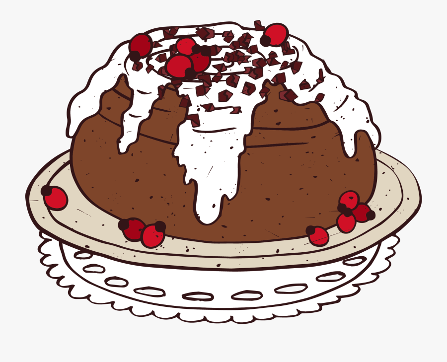 Chocolate Cake Clipart Delicious Cake - Icing, Transparent Clipart