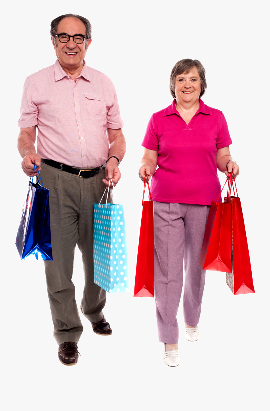 People Shopping Holding Bag Png, Transparent Clipart