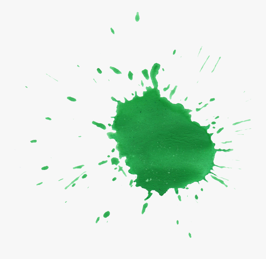 Transparent Free Paintball Clipart - Green Paint Splash Png, Transparent Clipart