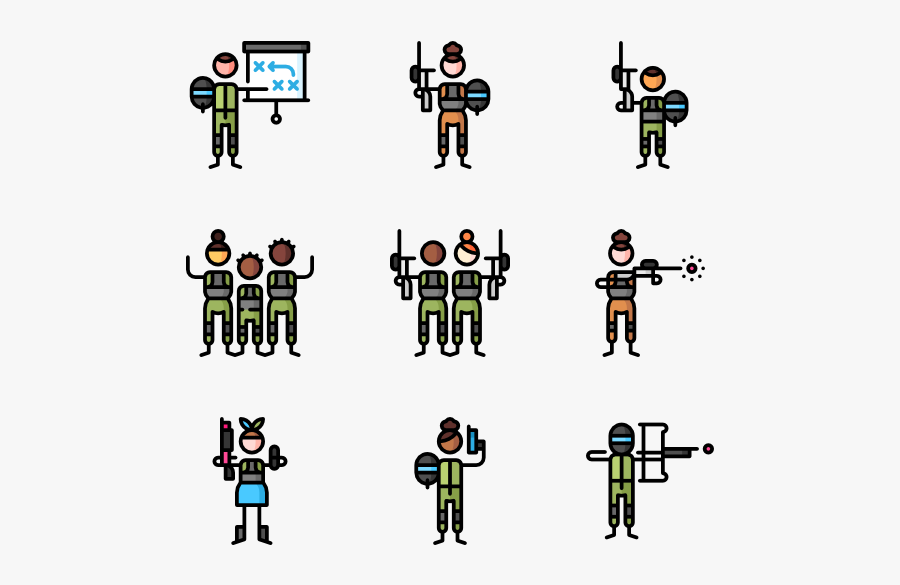 Paintball - Cartoon, Transparent Clipart