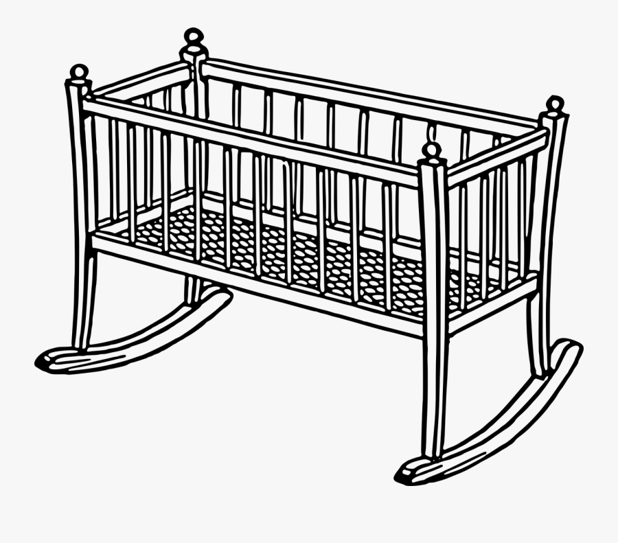 Baby Bed Cradle Infant Rocker Png Image - Cradle Png, Transparent Clipart