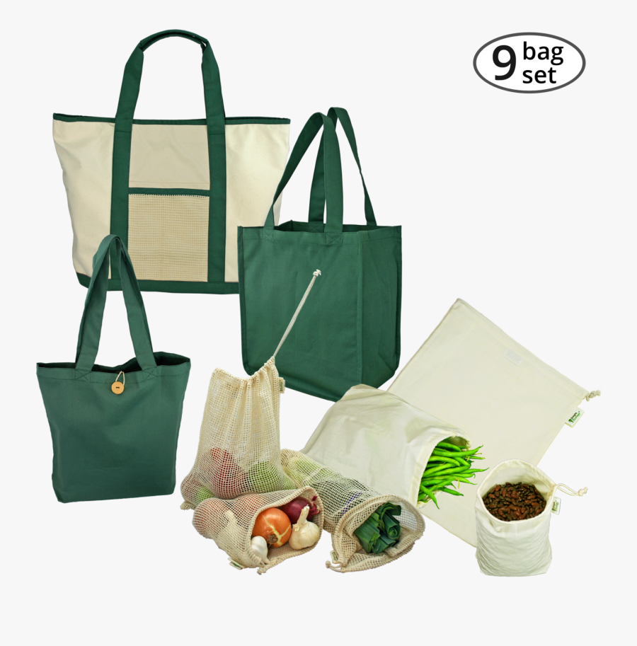 Organic Cotton Canvas Reusable - Tote Bag, Transparent Clipart