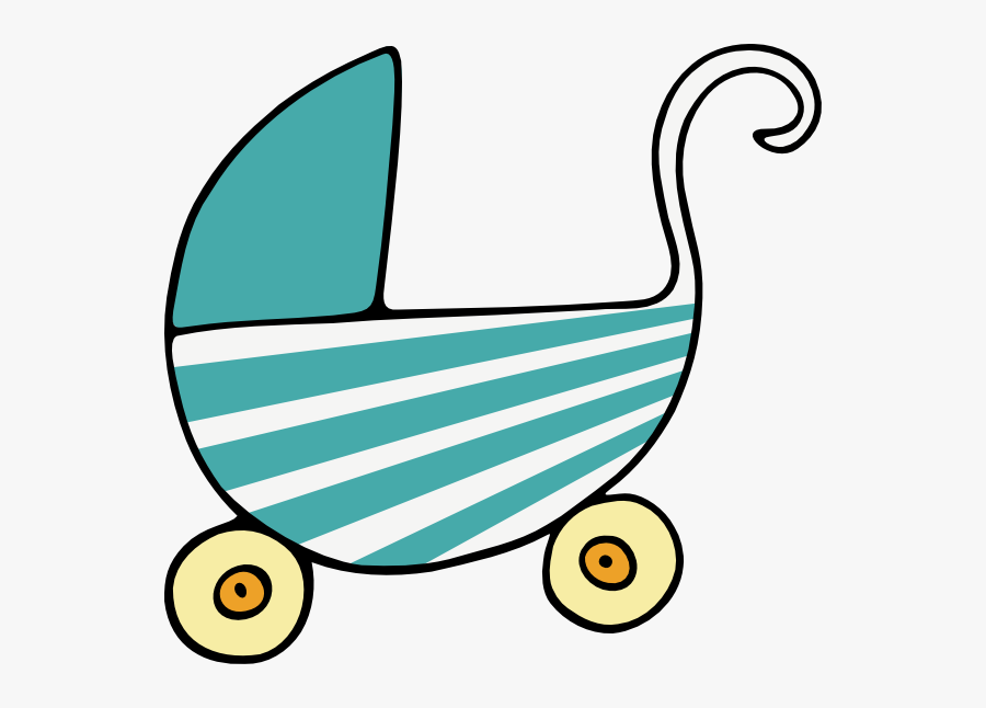 Stroller Panda Free Images - Baby Stroller Clip Art Transparent, Transparent Clipart