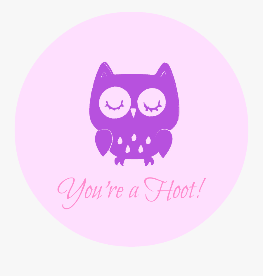 Printable Valentine Tags - Owl Cutout For Baby Shower, Transparent Clipart