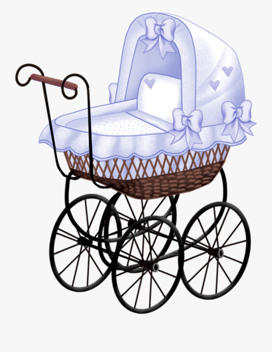 Vintage Baby Carriage Clipart, Transparent Clipart