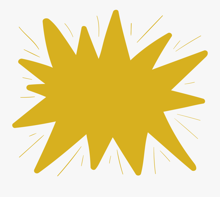 Leaf Yellow Star - Illustration, Transparent Clipart