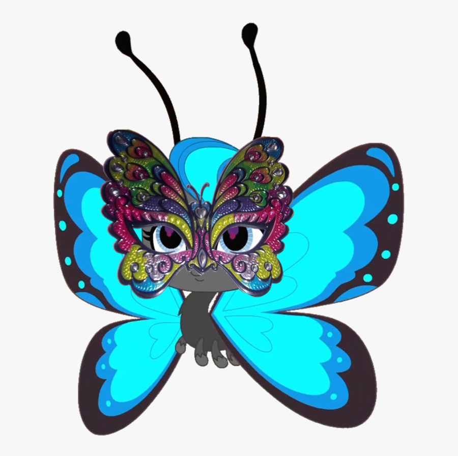 Masquerade Butterfly Clipart , Png Download - Butterfly, Transparent Clipart