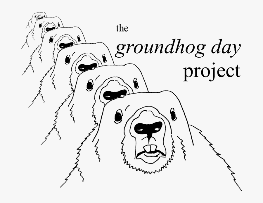 The Groundhog Day Project - Line Art, Transparent Clipart