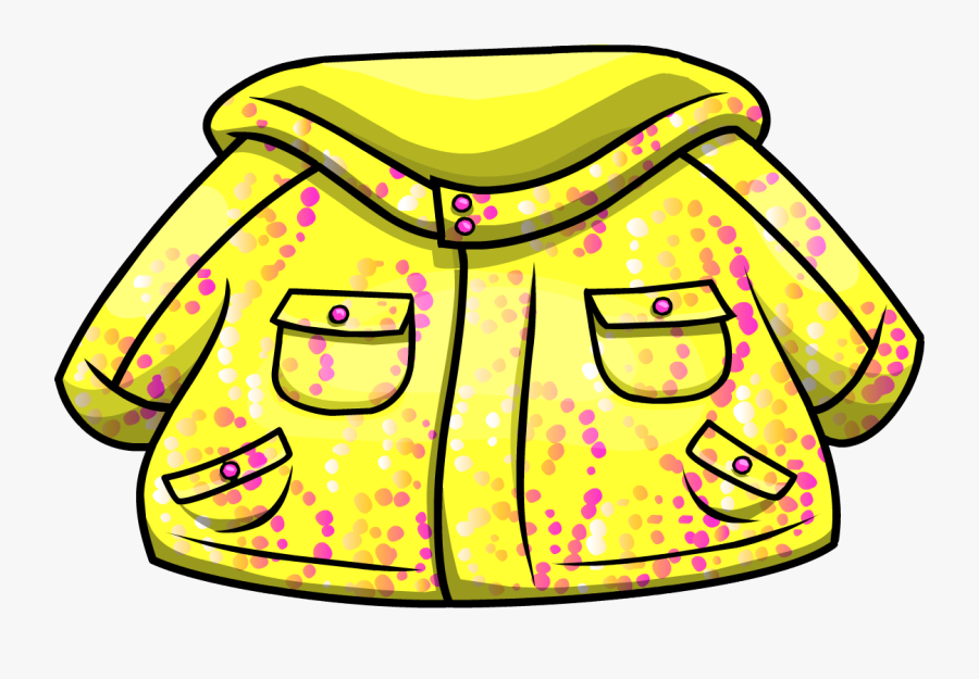 Yellow Winter Jacket Icon - Yellow Jacket Png Cartoon, Transparent Clipart