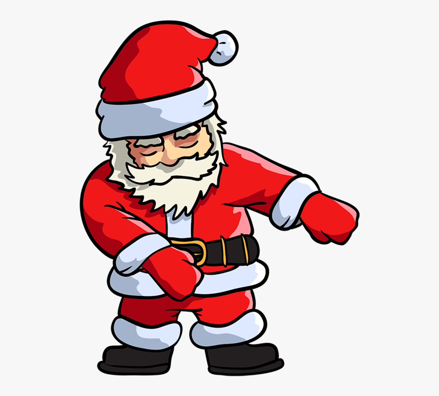 Santa Floss Dance Clipart, Transparent Clipart