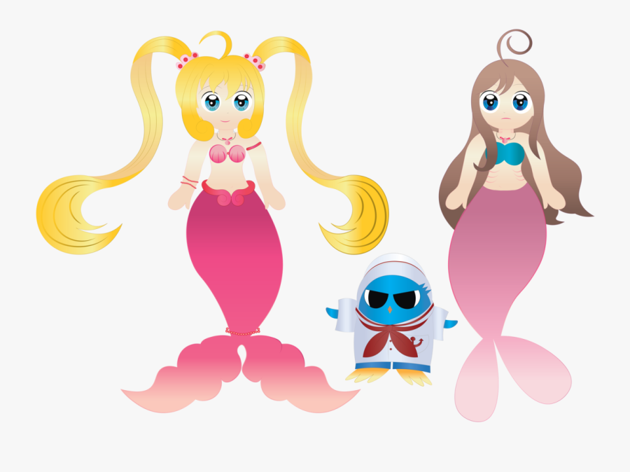 “here Is My Mermaid Melody Secret Santa For Pureiceblue, - Cartoon, Transparent Clipart