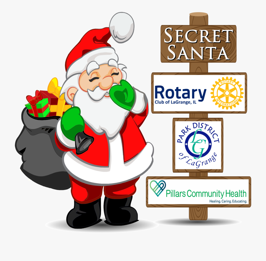Santa In Shorts Png - Rotary International, Transparent Clipart