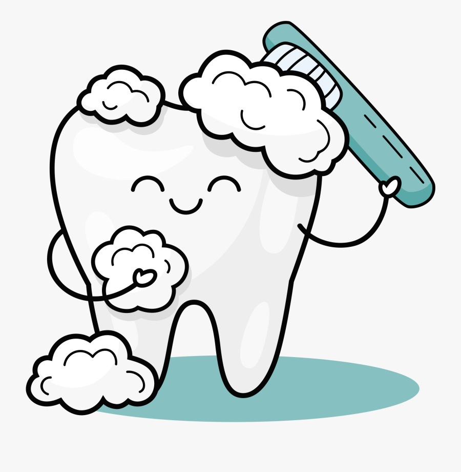 Transparent Floss Teeth Clipart - Imagem De Nuvem Colorida, Transparent Clipart