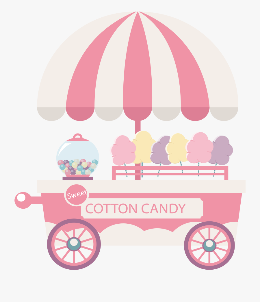 Carrinho De Algodão Png, Transparent Clipart