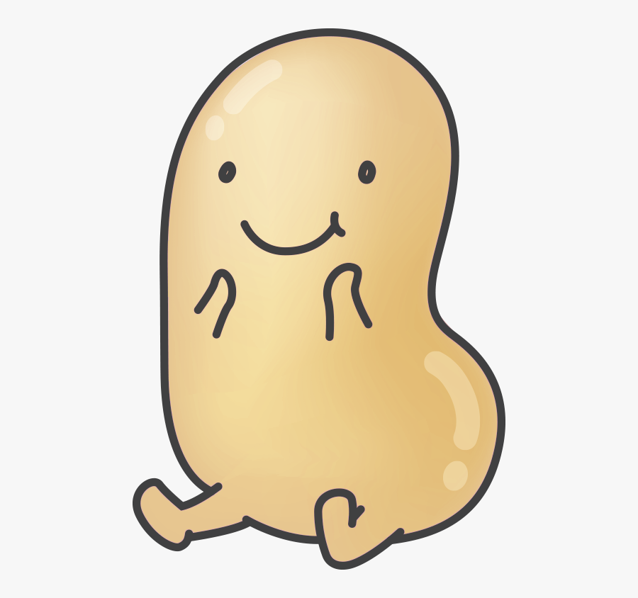 Jelly Bean Cartoon Character Clipart , Png Download - Cartoon Pink Jelly Beans, Transparent Clipart