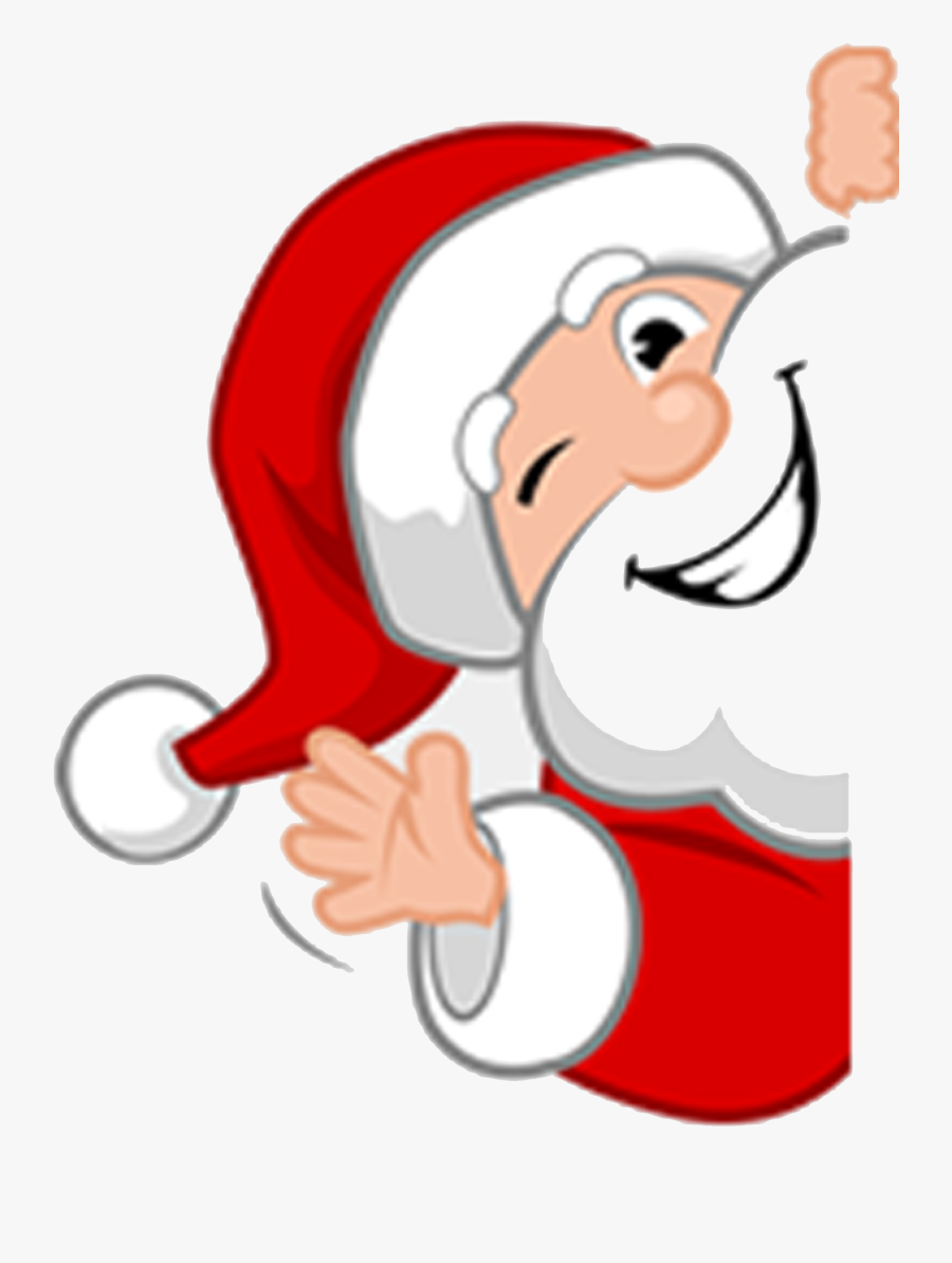 Secret Santa , Png Download - Santa Waving Png, Transparent Clipart
