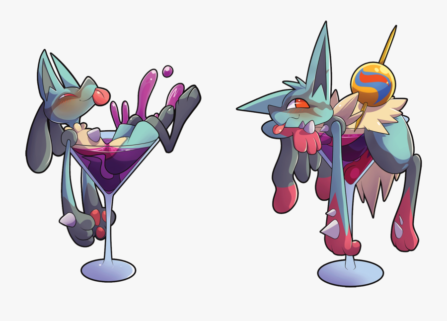 Pokémon Omega Ruby And Alpha Sapphire Cartoon Vertebrate - Happy New Year Lucario, Transparent Clipart