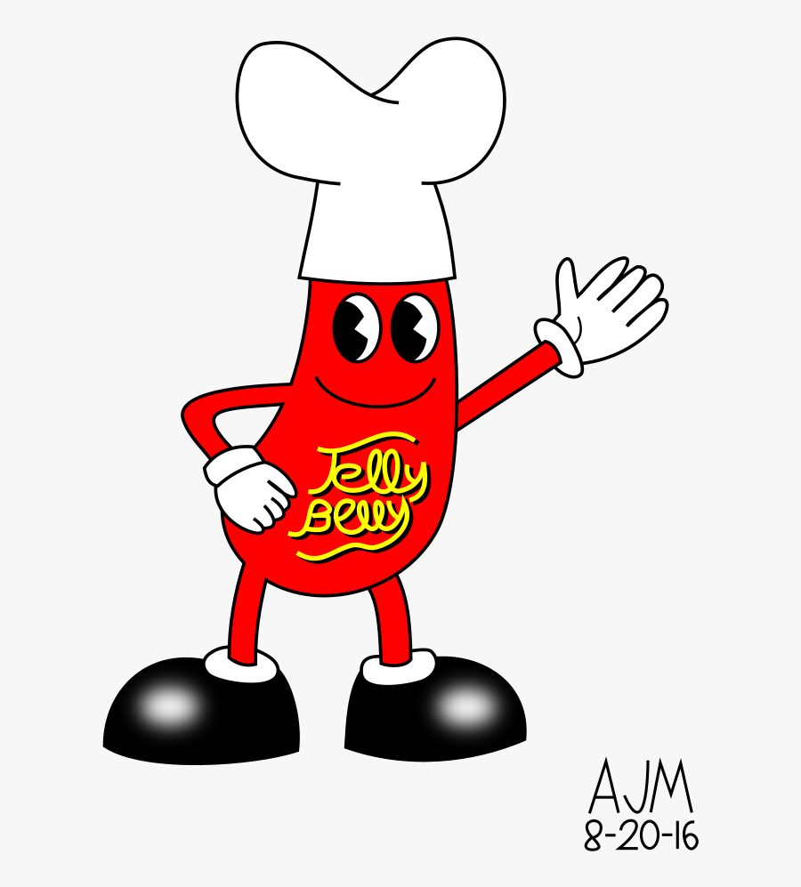 Jelly Bean Mascot Png, Transparent Clipart