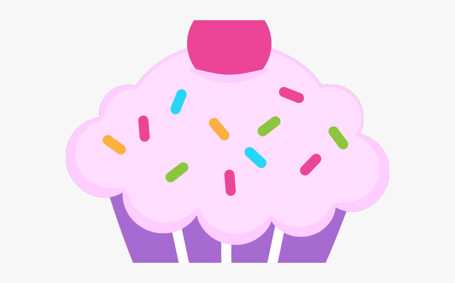 Jelly Bean Clipart Purple - Cupcake Free Printable, Transparent Clipart