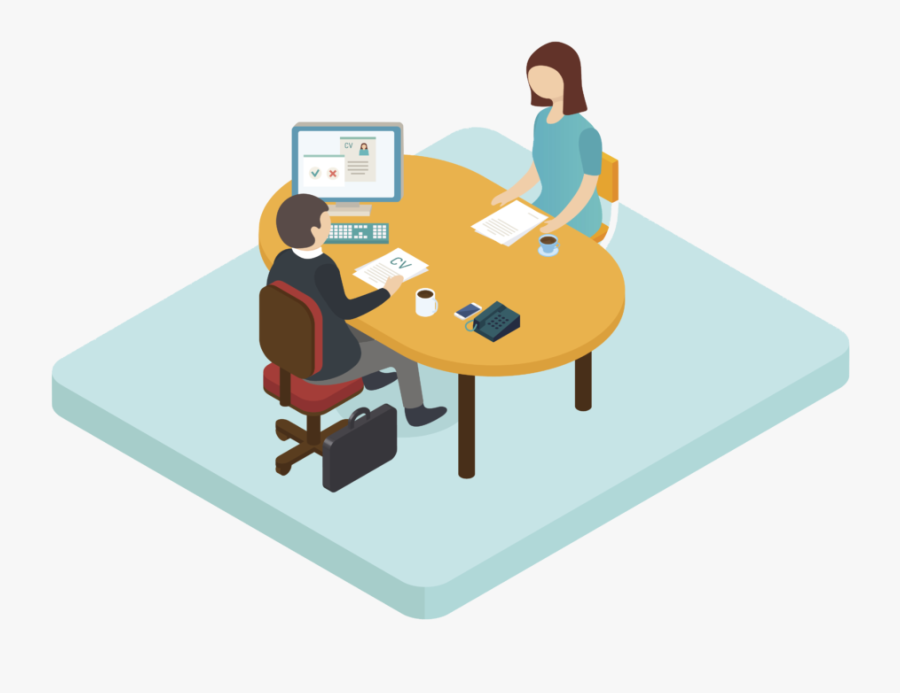 Get Your Dream Medical Job - Iş Görüşmesi Vektörel, Transparent Clipart