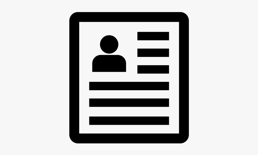 Resume Clipart Job Requirement - Resume Icon Png, Transparent Clipart