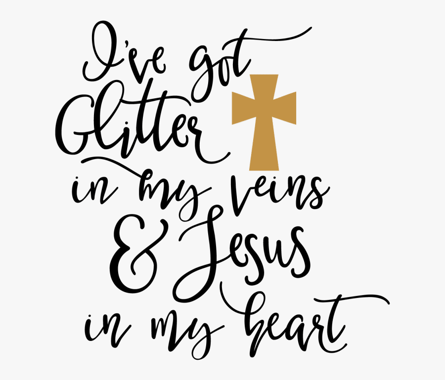 Got Glitter In My Veins - Wake Up And Make Up Svg, Transparent Clipart