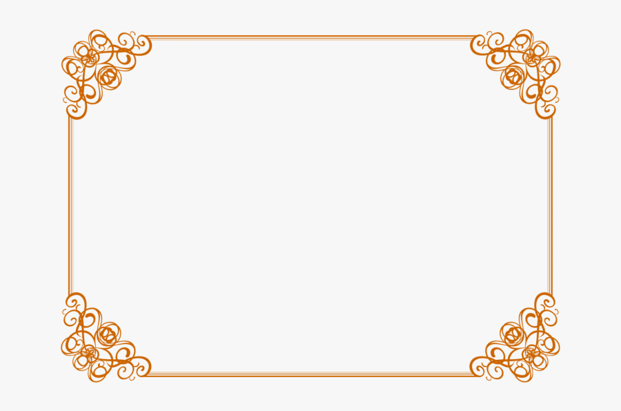 Transparent $10 Bill Clipart - Border Template For Certificate, Transparent Clipart