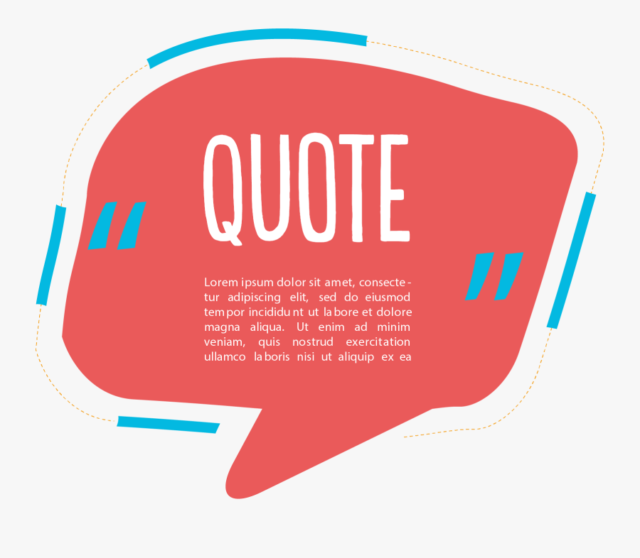 Quotation Clipart Text Box - Dialog Box Text Box Red, Transparent Clipart