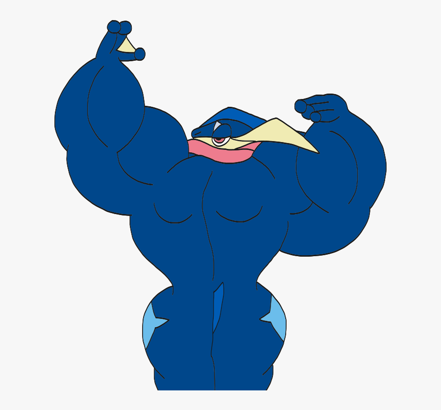 Thumbnail For Version As Of - Muscle Greninja, Transparent Clipart