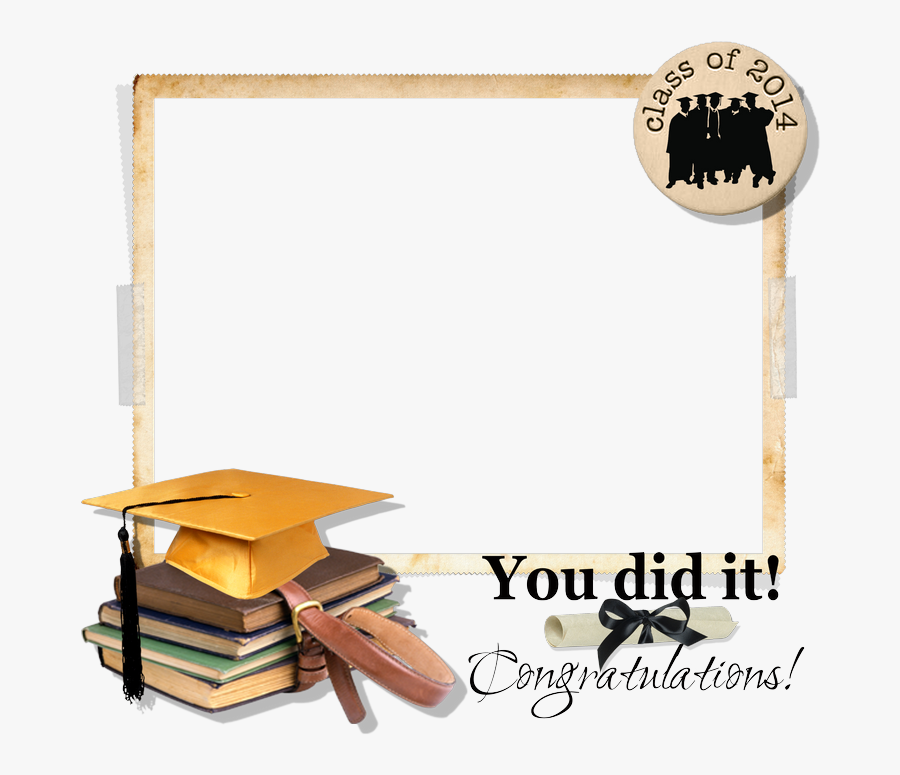 Transparent Graduation Frame Png - Graduation Border Design And Frames, Transparent Clipart