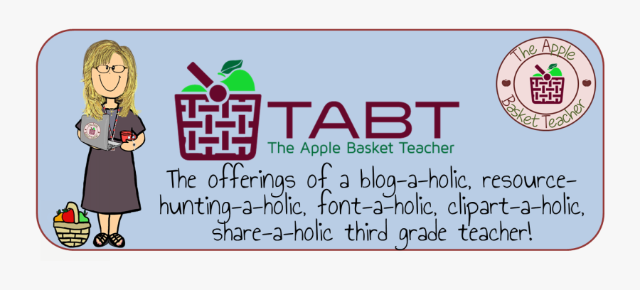 The Apple Basket Teacher - Apple, Transparent Clipart