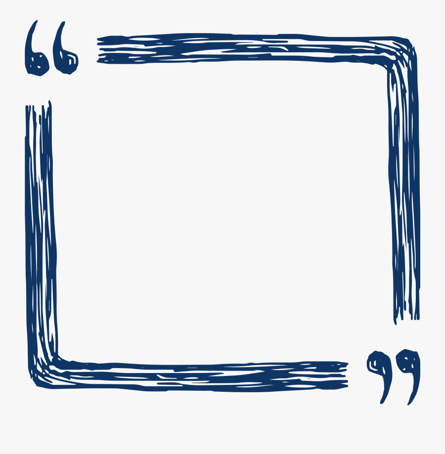 Box Clipart Quote - Quotation Marks Box Png, Transparent Clipart