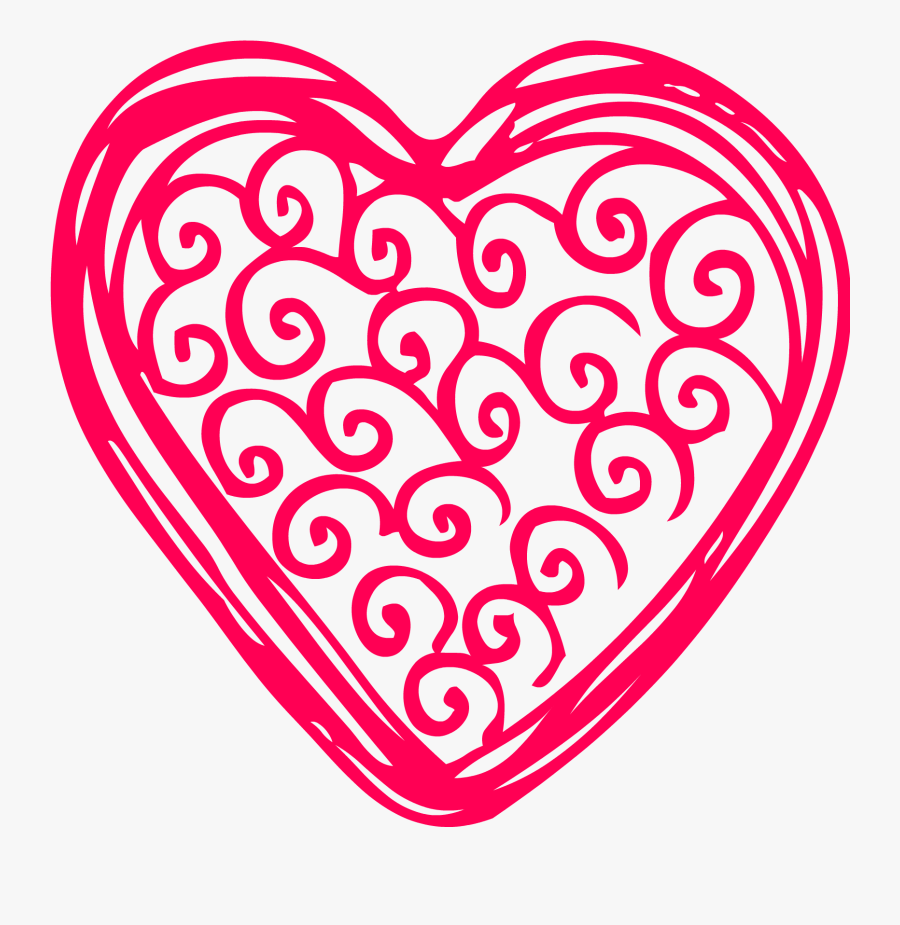 Bright Pink Transparent Heart Anchors Away - National Step Daughters Day, Transparent Clipart