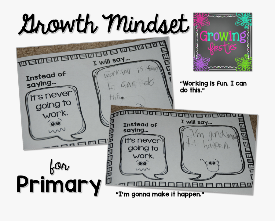 Growth Mindset Lesson 2nd Grade, Transparent Clipart