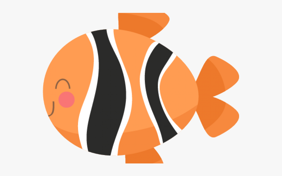 Cute Clown Fish Clipart, Transparent Clipart