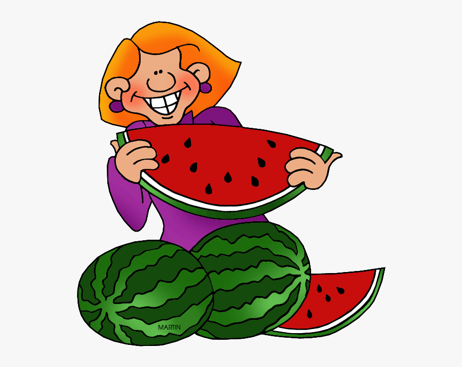 State Vegetable Of Oklahoma - Watermelon Clip Art, Transparent Clipart